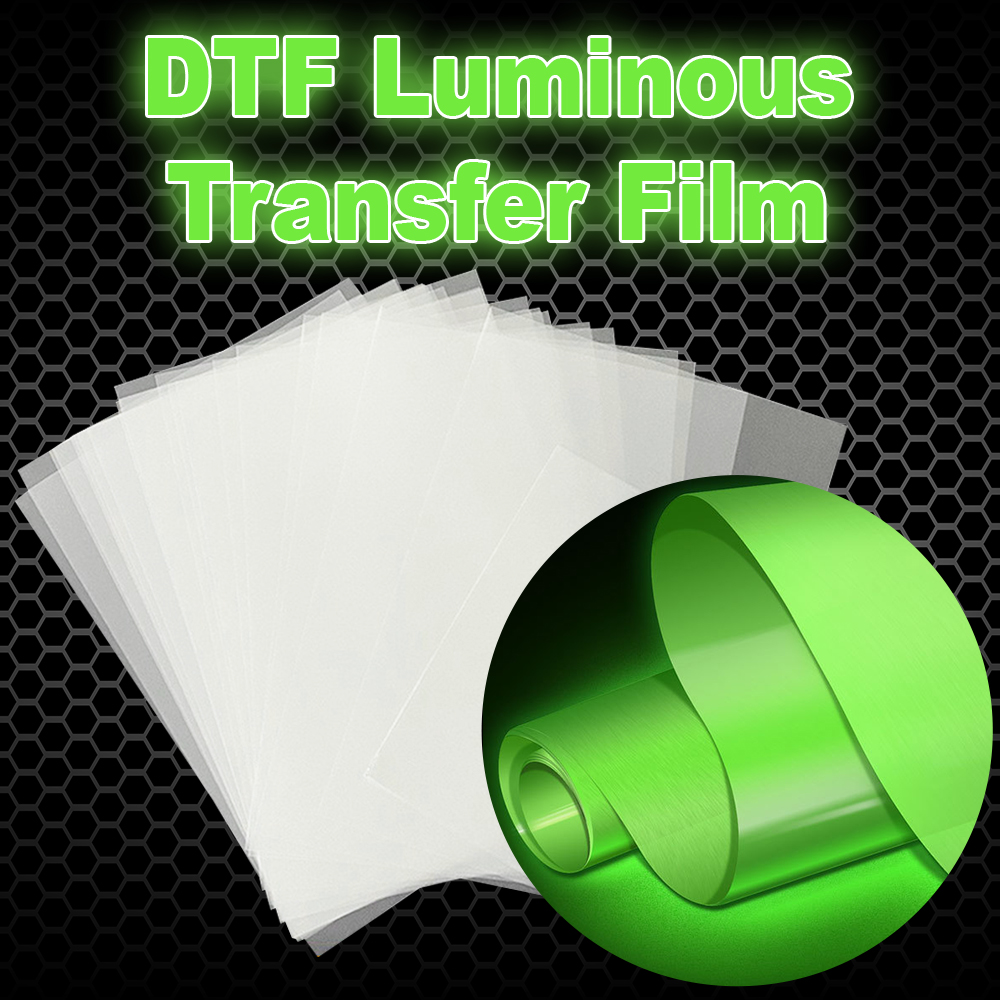 Printable Heat Transfer Vinyl - 30pcs DTF luminous printing film thermal