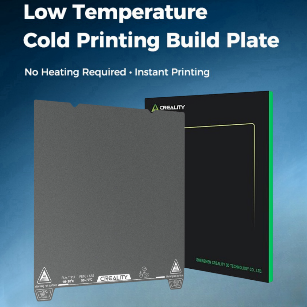 Printable Heat Transfer Vinyl - Creality Cold Printing Build Plate Low
