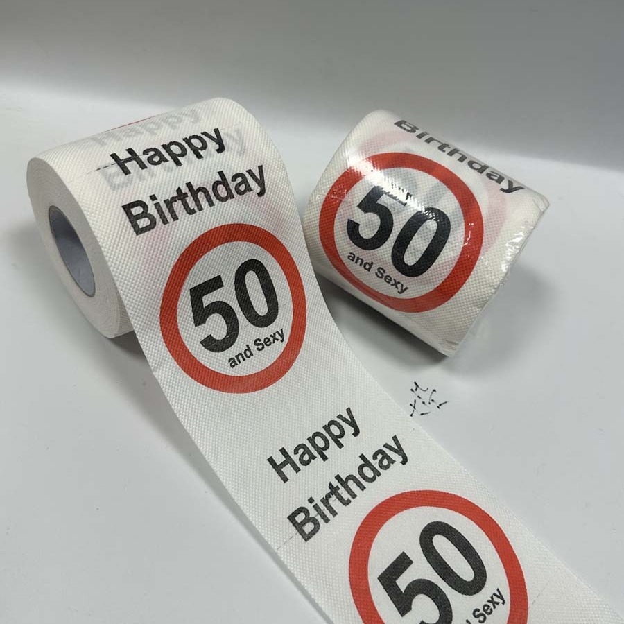 Commercial Printing Paper - Fun Birthday Toilet Paper - Prank