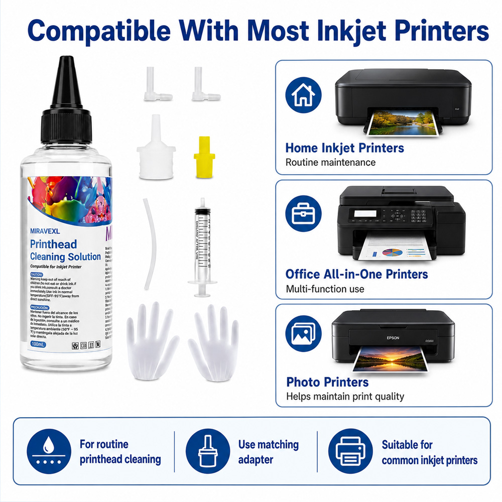MIRAVEXL Printhead Cleaning So - Print Head Cleaning Kit ulasan dan harga