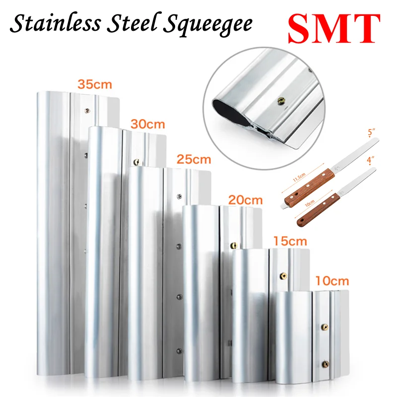10/15/20/25/30CM Stainless Ste - Screen Printing Squeegee ulasan dan harga