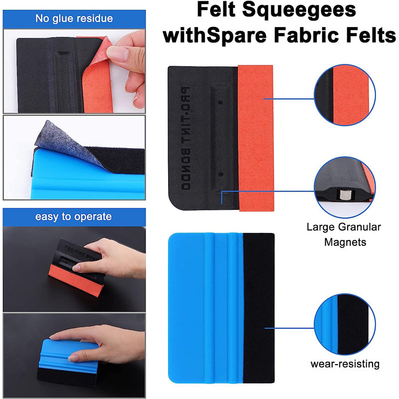 40Pcs Car Window Tint Kit Viny - Screen Printing Squeegee ulasan dan harga