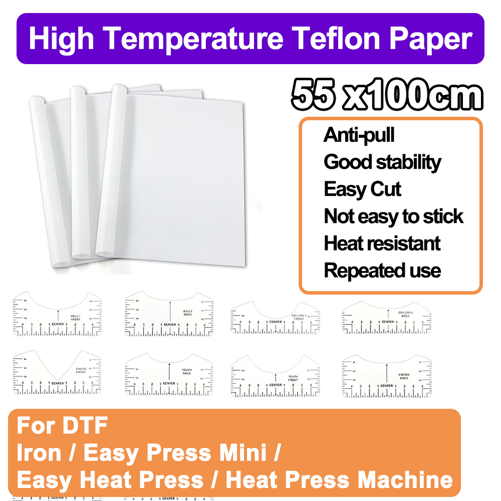 Teflonning High Temperature Re - Printable Heat Transfer Vinyl ulasan dan harga