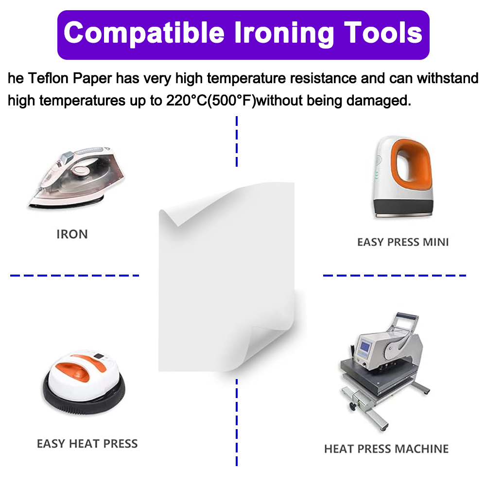 Teflonning High Temperature Re - Printable Heat Transfer Vinyl ulasan dan harga