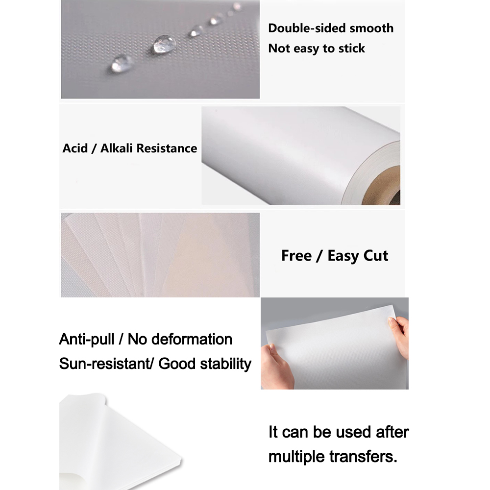 Teflonning High Temperature Re - Printable Heat Transfer Vinyl ulasan dan harga