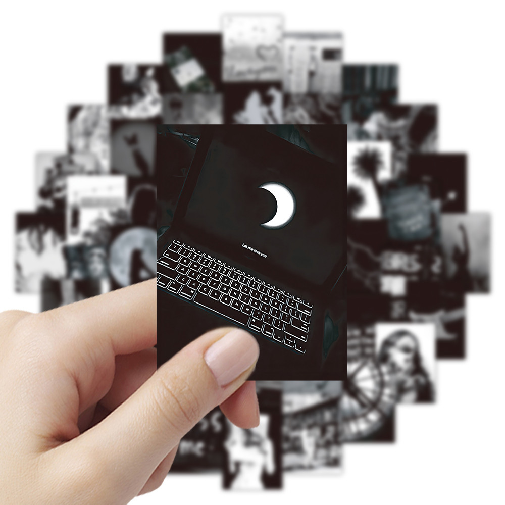 Black & White Aesthetic Wall C - Commercial Printing Paper ulasan dan harga