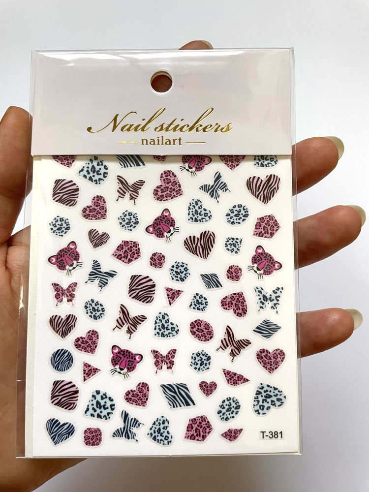 1 Sheet Leopard Sticker 3D Sli - Commercial Printing Paper ulasan dan harga