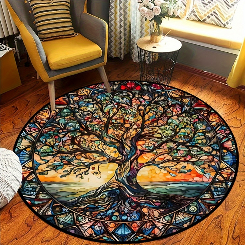 VIKAMA Stained Glass Tree of L - Commercial Printing Products ulasan dan harga