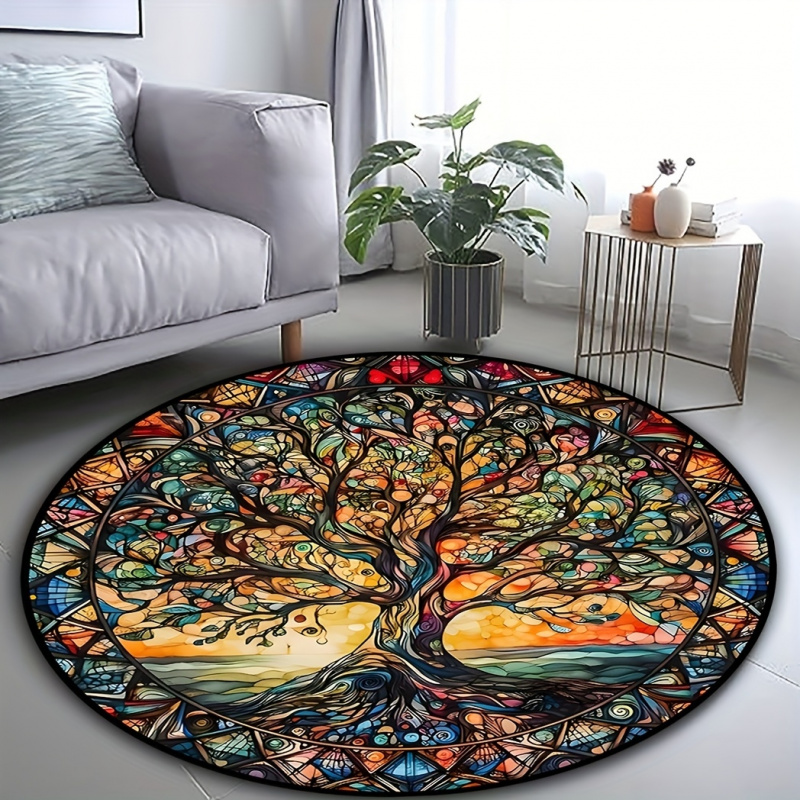 VIKAMA Stained Glass Tree of L - Commercial Printing Products ulasan dan harga