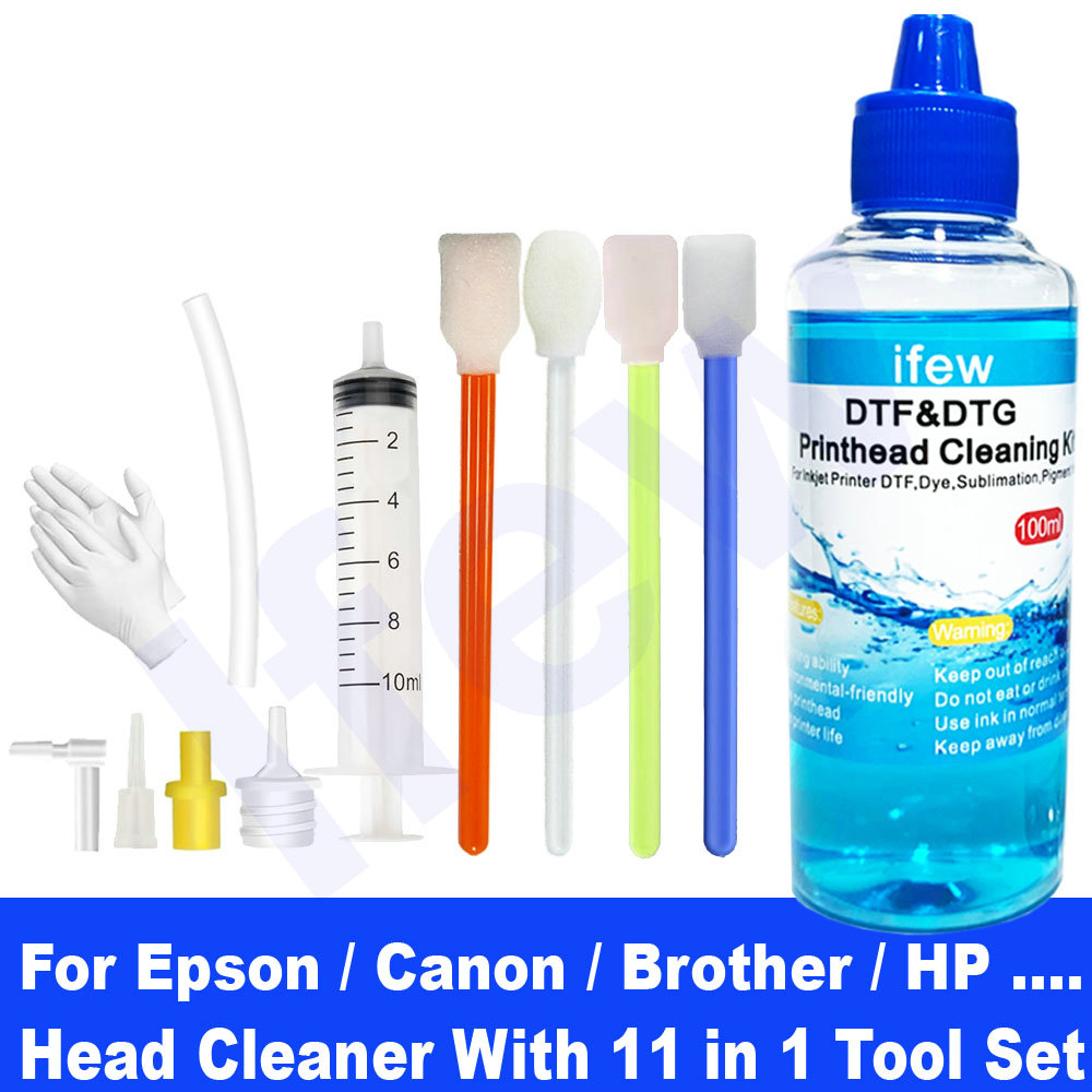 100ML Inkjet Printer Head Clea - Print Head Cleaning Kit ulasan dan harga