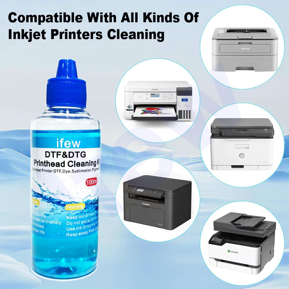 100ML Inkjet Printer Head Clea - Print Head Cleaning Kit ulasan dan harga