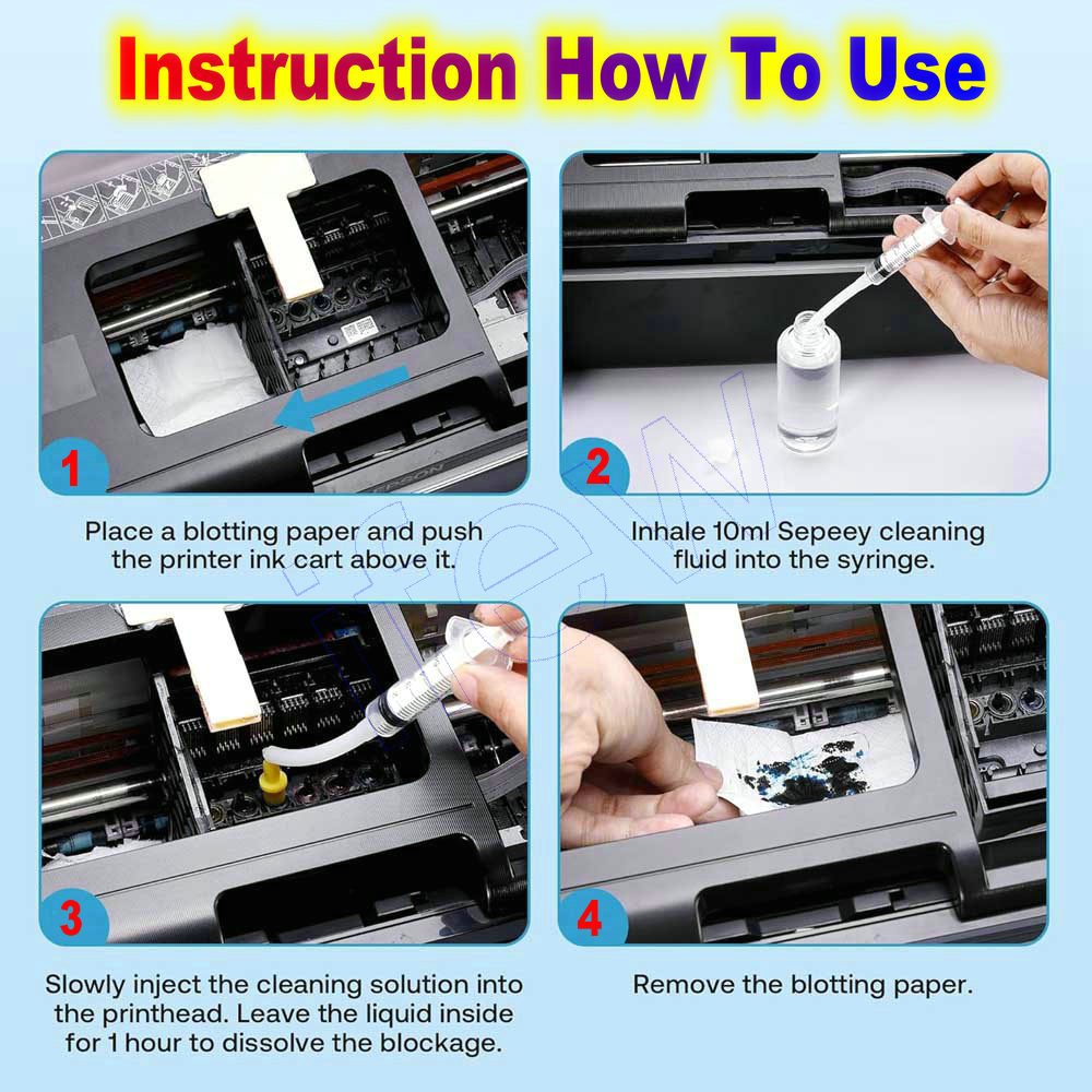 100ML Inkjet Printer Head Clea - Print Head Cleaning Kit ulasan dan harga