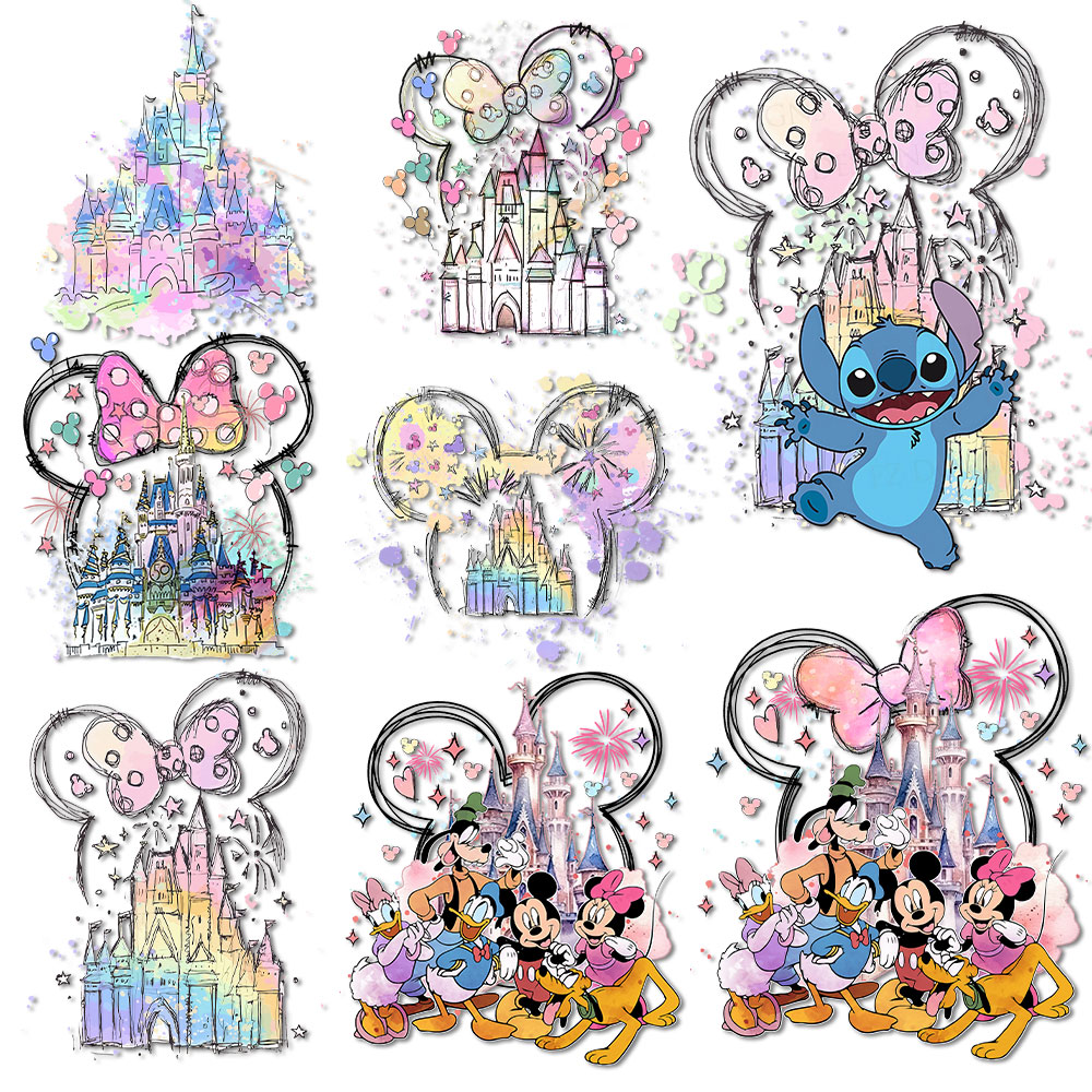 Watercolor Mickey Mouse Ear Ir - Printable Heat Transfer Vinyl ulasan dan harga