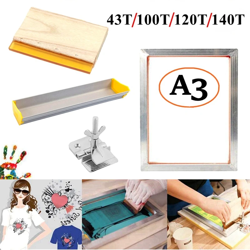 A3 Screen Printing Kit Aluminu - Screen Printing Squeegee ulasan dan harga