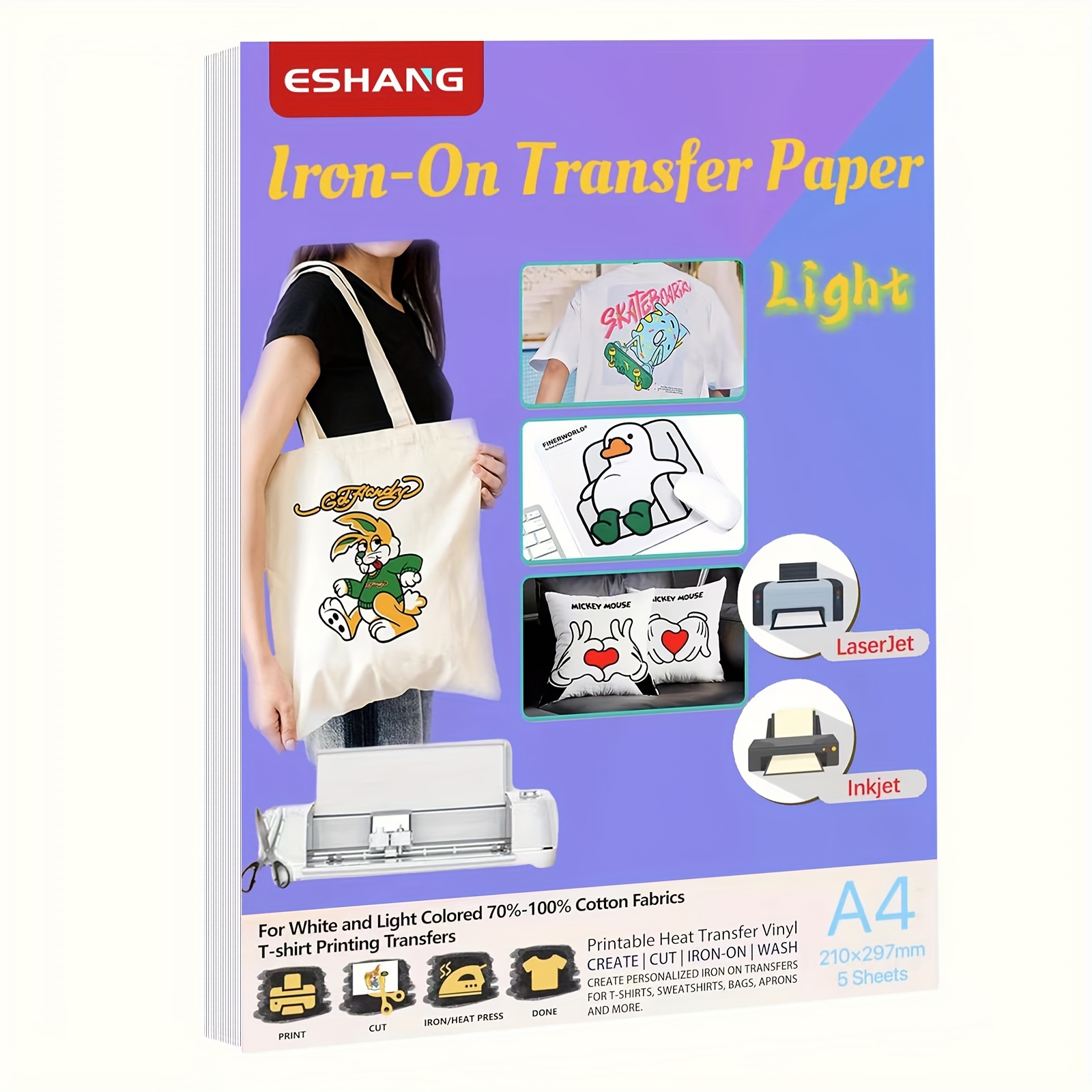 A4 Size Heat Transfer Paper Fo - Printable Heat Transfer Vinyl ulasan dan harga