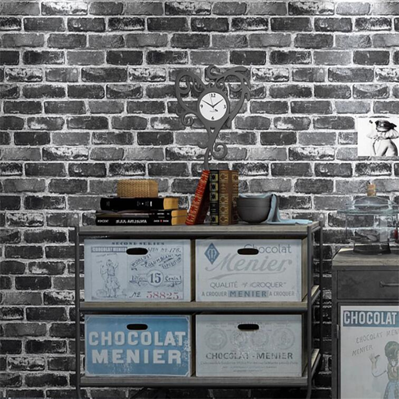 Vintage Red Brick Wallpaper Se - Commercial Wallpaper Printing ulasan dan harga