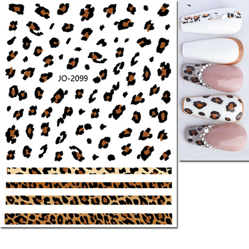 Nail Art 3d Decals Pink Blue B - Commercial Printing Paper ulasan dan harga
