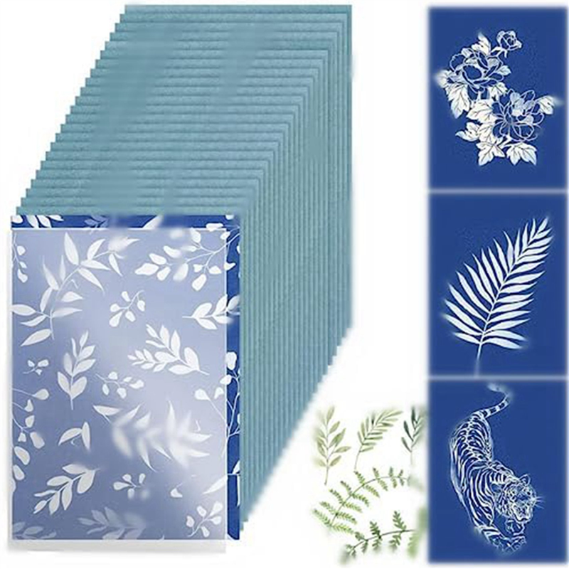 60 Sheets Cyanotype Paper, Sun - Commercial Printing Paper ulasan dan harga