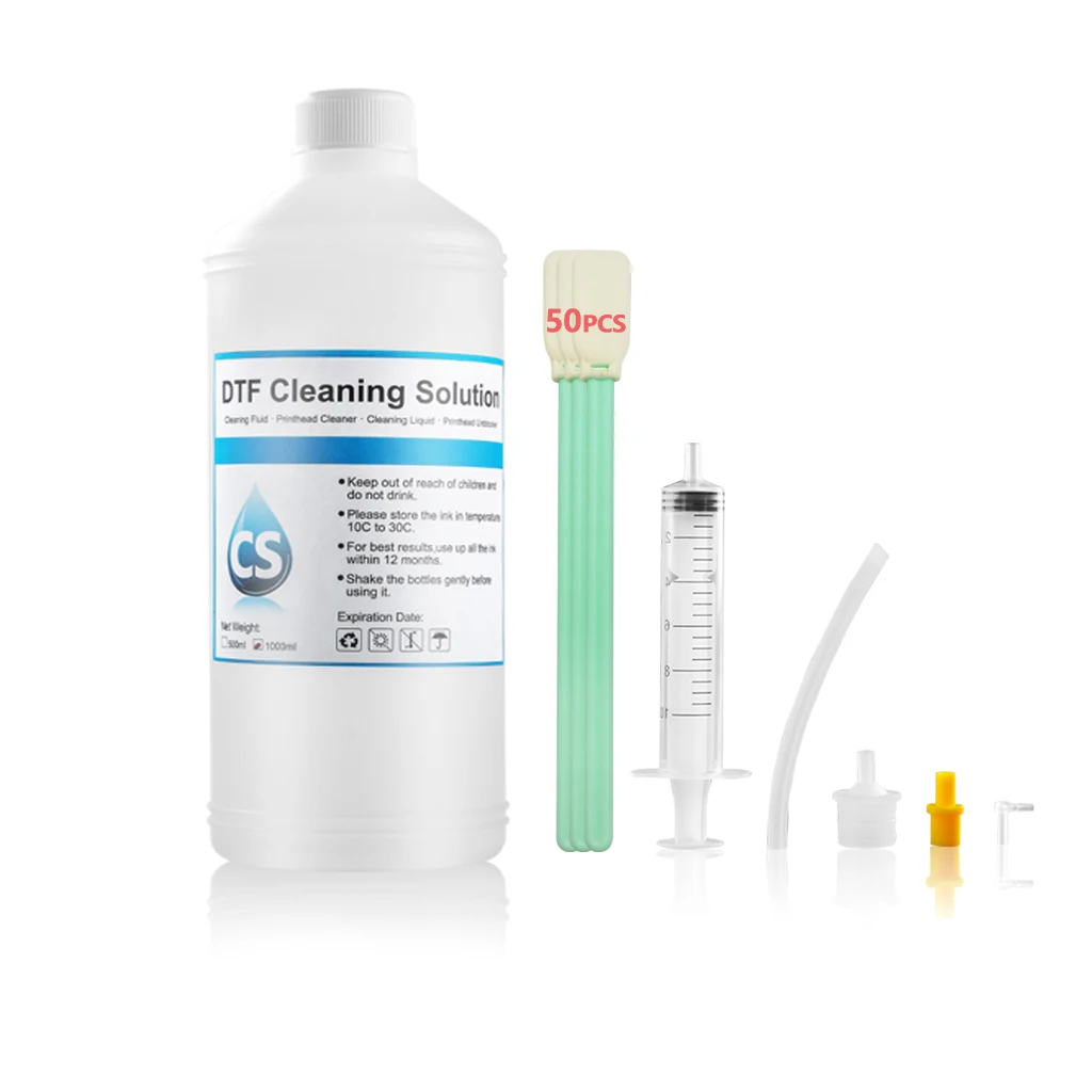 1000ML DTF Ink Cleaning Soluti - Print Head Cleaning Kit ulasan dan harga